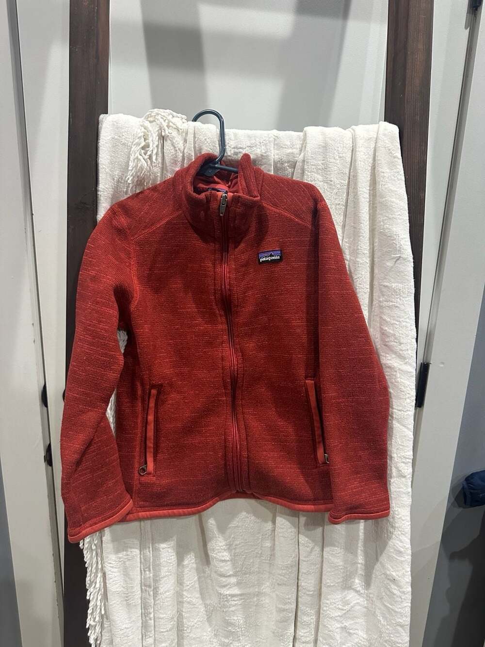 Patagonia Better Sweater Fleece Zip Up Jacket Size 5-6 Kids Red